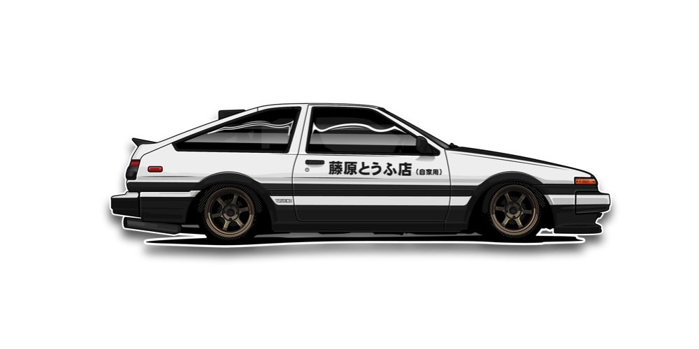 AE86 Trueno Sticker