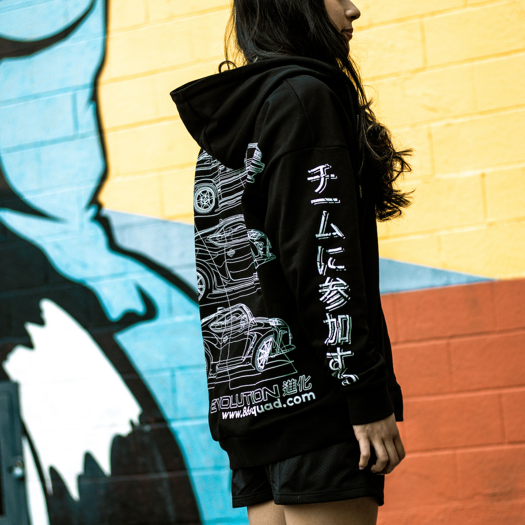 進化 Evolution Zip Up